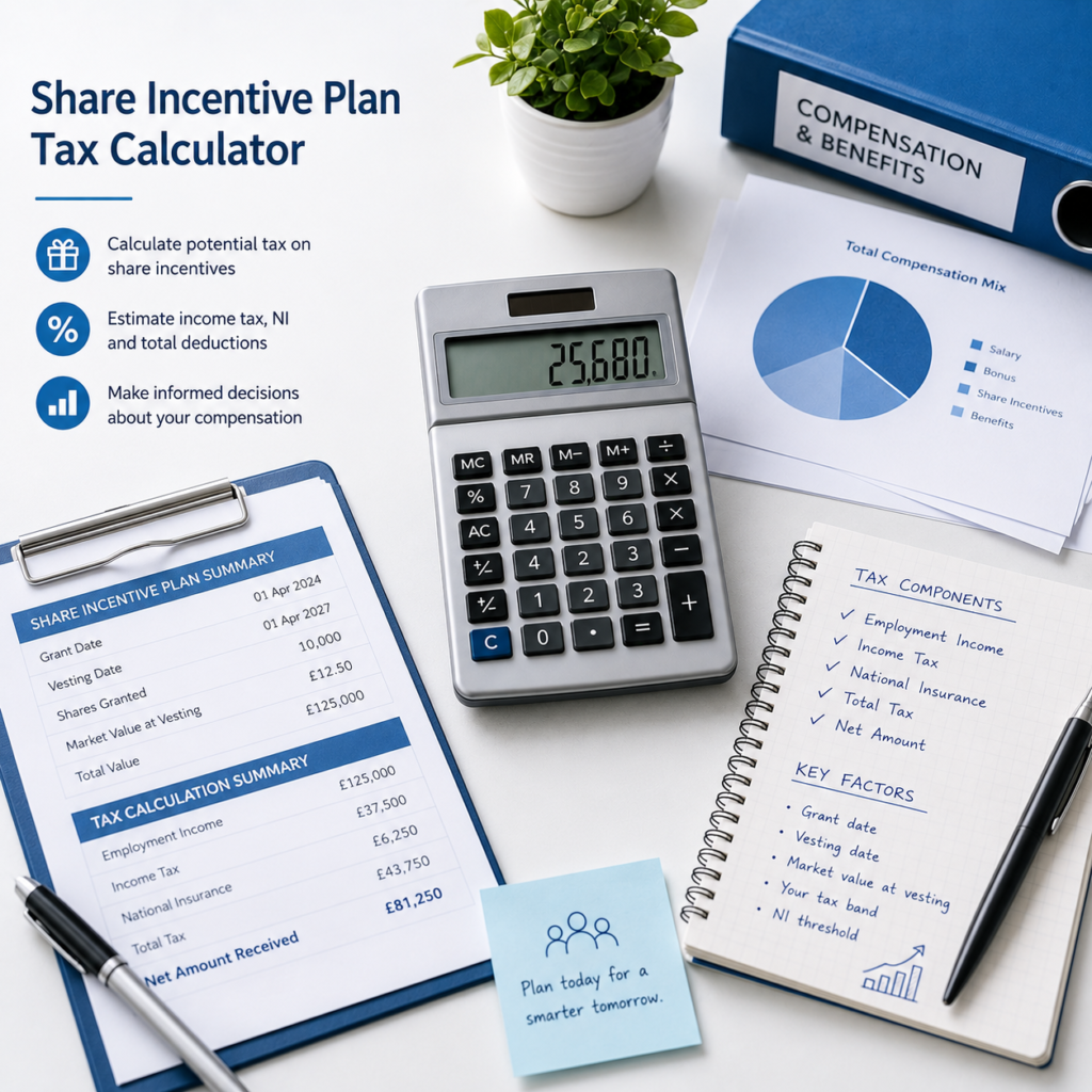Share Incentive Plan Tax Calculator