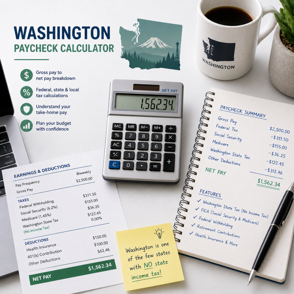 Washington Paycheck Calculator